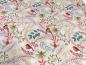 Preview: Lewis Irene Patchworkstoff winterlich floral Rotkehlchen beige